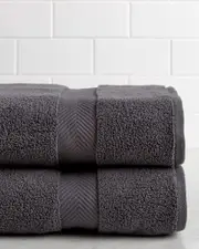 Superior Highly Absorbent Zero Twist 2pc Bath Cotton Sheet Set