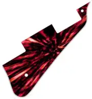 Pickguard Pick Guard Compatible with Gibson Les Paul Guitar Explosive Red