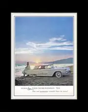 1959 Thunderbird Hardtop 2 - Matted for 11x14 Frame