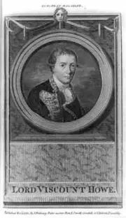 Lord Viscount Richard Howe,Wearing uniform,American Revolution,November 1782