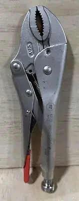 EGA Master Curved Jaw Grip Pliers w/ Wire Cutter Titacrom 62172 NEW