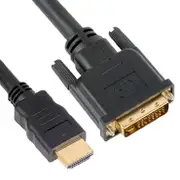 Astrotek 1m HDMI to DVI-D Adapter Converter Cable - Male to Male 30AWG Gold Plated PVC Jacket for PS4 PS3 Xbox 360 Monitor PC Computer Projector DVD