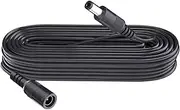Security-01 3m Extension Cable, Plug 5.5mm x 2.1mm, DC 5V 6V 9V 12V 24V Power Adapter Extension Cord, for CCTV Camera, IR illuminator, Printer, LED Strip, Black