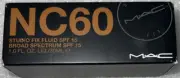 M·A·C Studio Fix Fluid NC60 SPF 15 Foundation Rich Coffee Color 1 Oz / 30 ML New