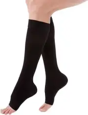 duomed Advantage Soft Opaque 20-30 mmHg Knee High Open Toe Compression...