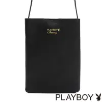 在飛比找momo購物網優惠-【PLAYBOY】斜背包 Someday系列(黑色)