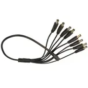 HQRP Cable divisor CC hembra a 8 macho para ZMODO ZP-IBH13-P ZP-ION26-P ZP-IDR13
