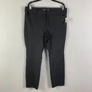 Old Navy High Rise Pixie Split Hem Pants Size 16P Gray Stretch