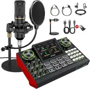G9 Podcast Bundle, BM-800 Condenser with Voice Changer, Recording Studio Package