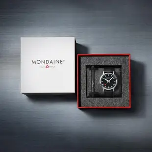 MONDAINE 瑞士國鐵stop2go 男士腕錶 – 黑面 / 41020LBV-2SE / 41mm