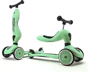 Scoot & Ride - Highwaykick 1 Children Adjustable Seated or Standing 2-in-1 Scooter Including Safety Pad for Tip Prevention - for Ages 1-5
