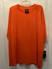 ADIDAS ClimaLite Men’s Performance T-Shirt Orange Size XL - Polyester - NWT