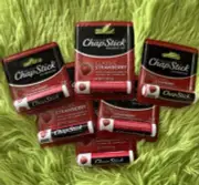 6x - ChapStick Classic Strawberry Lip Balm Tube, Lip Care - 0.15oz