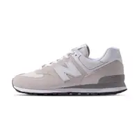 在飛比找momo購物網優惠-【NEW BALANCE】574 男鞋 女鞋 米灰色 復古 