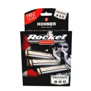 Hohner Rocket Pro Pack C-G-A, Harmonica - Free US Shipping!