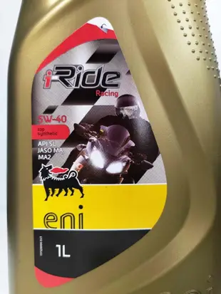 『油工廠』eni i-Ride MOTO 4T racing 5W40 機車/重機 長效合成 機油 AGIP 5W-40