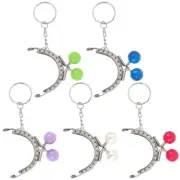 5 Pcs Purse Frame Handbag Clasp DIY Clutch