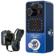 Lekato Looper Guitar Effect Pedal Recording 3 Wave Slot 18 Mins Loop + AU Plug