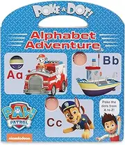 Melissa & Doug PAW Patrol Interactive Board Book - Poke-A-Dot: Alphabet Adventure