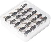 Fly Bait, Fishing Fly - Swimbait Fishing Bait Rubber Bait Fly Assortment | Fake Fishing Bait Equipment, Flexible Simulation Fly Bait for Trout Salmon Bass