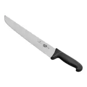 Victorinox5.5203.31 12" Churrasco Slicing Knife with Black Fibrox Handle