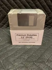 25 NEW Premium Floppy Diskettes 3.5" Sealed DS HD High Density Double Sided