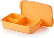 Tupperware Lunch-It Portion & Go Lunch Box - Dishwasher Safe & BPA Orange