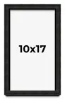 10x17 Shadow Box Black Rustic Barnwood Display Frame | 1.125 Inch Deep | 0.875