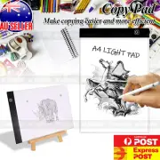 A4 LED Light Copy Pad Tracing Board Drawing Art Design Thin Pad Light Box HOT