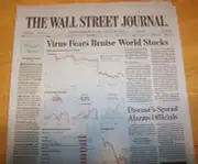 THE WALL STREET JOURNAL 2/25/20 DISEASES SPREAD ALARMS OFFICIALS, MARS TREMBLES