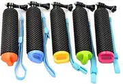 Compatible Floating with Silicone Grip Buoyancy Rod for Waterproof Action Cameras Green