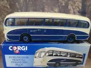 CORGI CLASSICS # 97172 - Burlingham Seagull Bus - Stratford Blue