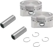 S&S 3.5" Bore Forged Flat Top Stroker Piston Kit +.010" (106-5555)