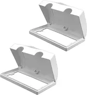 WEZCHUGHAOL Weatherproof in Use Outlet Cover Plug Receptacle Protector for Retrofit Siding Construction White 86 Type 2Pcs