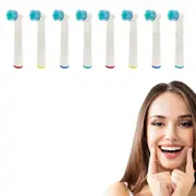 8pcs Replacements Electric Toothbrush Heads Compatible with Oral B-Style 3