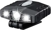 MOUNAY Ultra Hands-Free Led Clip On Hat Light - Rechargeable 150 Waterproof Cap Light Flashlight Light for Fishing Running Camping Cycling