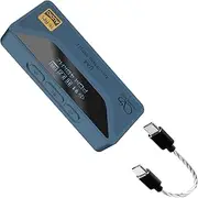 SHANLING UA4 Portable USB DAC/AMP Headphone Amplifier,Support MQA 16X,768kHz DSD512,High Driving Power for Android/iOS/Mac/Windows,dongle Volume Control,3.5/4.4mm up to 237mW@32Ω Output (Blue)