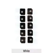 Flashlight Anti-dust Mesh for iPhone 11 Pro / 11 Pro Max-White (Pack of 10)