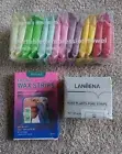 Lanbena, Facial Wax Strips & 12 Portable Compression Towel Bundle New