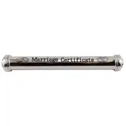Marriage Certificate Holder (Silver)