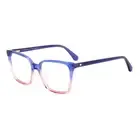 Kate Spade KS Everleigh BR0 Blue Pink Fade Plastic Square Eyeglasses 52mm