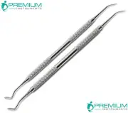 New Dental Wax and Amalgam Carvers Ward 1 & Ward 2 Restorative UPGRADED Set of 2