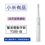 【小米】聲波電動牙刷(T100-白色)