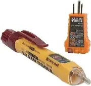 Klein Tools NCVT2PKIT Non-Contact Voltage Tester with Outlet Tester, 12-48V...