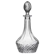 Tempa Jasper 830ml/31cm Glass Whisky Decanter Liquor Container Bottle Clear