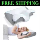 Comfortable Memory Foam Pillow with Ergonomic Design for Side & Back Sleepers