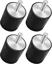 4 Pcs Rubber Vibration Isolator Mounts Fits for Wacker Neuson Plate Compactor Rammer WP1540 WP1550 VP1135 VP1340 VP1550 VP2050, Tamper Rubber Shock Absorber Mounts Replace 5100016316