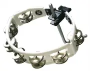 NEW - Latin Percussion LP162 Mountable Cyclops Tambourine - WHITE