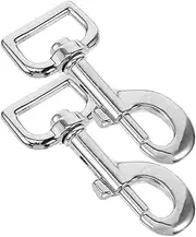 PENIKOKO 2Pcs Heavy Duty Swivel Snap Hooks Metal Dog Leash Clasp for Pet Chain Connector and Versatile Use Keychains Sports Equipment and Crafts