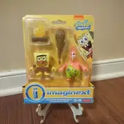 NIB FISHER PRICE Spongebob Squarepants Imaginext CAVEMAN Patrick & Spongebob Set